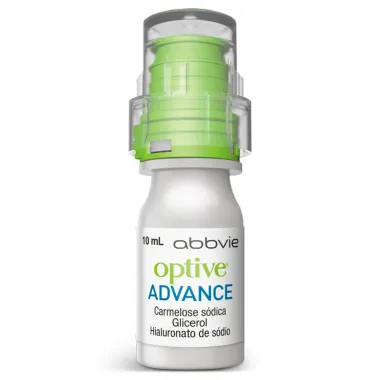 Optive Advance Solução Oftálmica Estéril Sem Conservantes com 10ml