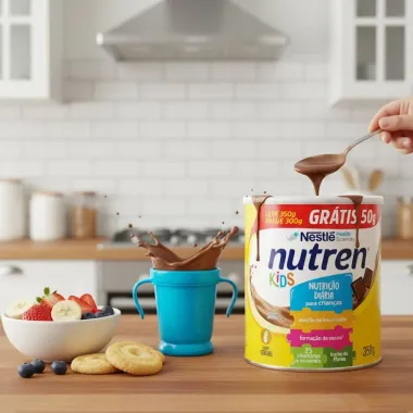 Nutren Kids Sabor Chocolate 350G + Gratis 50g Leve 350g Pague 300g