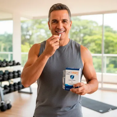 Calcivitam D3 600mg Calcio + Vitamina com 60 Cápsulas