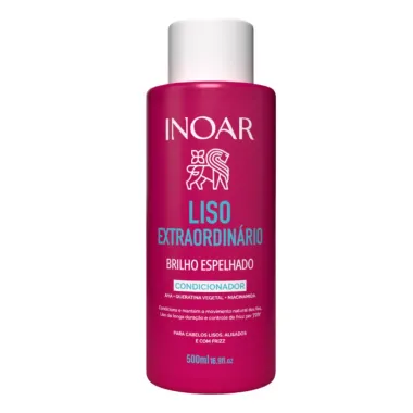 Condicionador Inoar Liso Extraordinario Brilho Espelhado 500ml