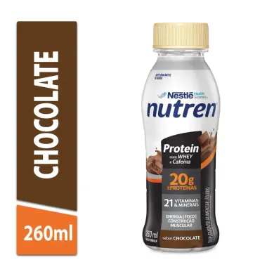 Nutren Protein Chocolate Suplemento Alimentar 260ml