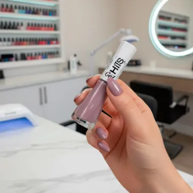 Esmalte Hits 5Free Efeito Gel Cremoso Cor Lil&aacute;s Mauve 8ml