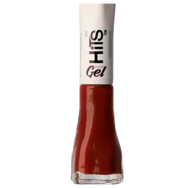 Esmalte Hits 5Free Efeito Gel Cremoso Cor Baob&aacute; Terroso 8ml