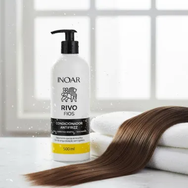 Condicionador Inoar Antifrizz Rivo Fios 500ml