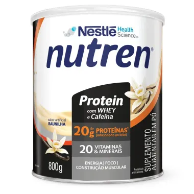 Nutren Protein Baunilha Suplemento Alimentar 800g