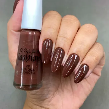 Esmalte Color Fashion Cremoso Cor 99 100% Cacau 8ml