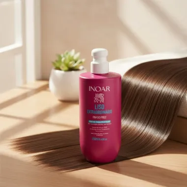 Creme Para Pentear Inoar Liso Extraordinario Fim Do Frizz 250ml