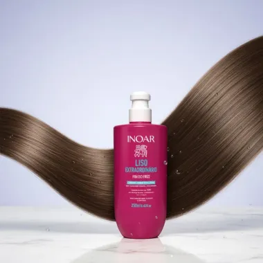 Creme Para Pentear Inoar Liso Extraordinario Fim Do Frizz 250ml