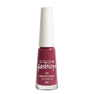 Esmalte Color Fashion Cremoso Cor 182 Linda Sem Esfor&ccedil;o 8ml