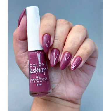 Esmalte Color Fashion Cremoso Cor 182 Linda Sem Esfor&ccedil;o 8ml
