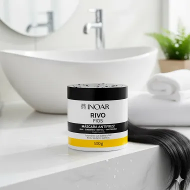 Máscara Capilar Inoar Antifrizz Rivo Fios 500g