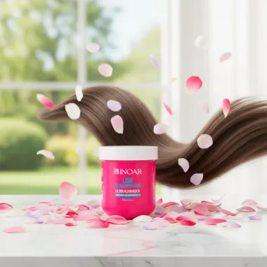 Máscara de Tratamento Inoar Liso Extraordinário Ultra Alinhador 500g