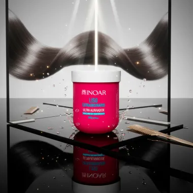 Máscara de Tratamento Inoar Liso Extraordinário Ultra Alinhador 500g