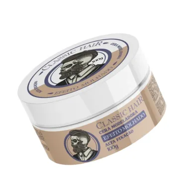 Cera Modeladora Classic Hair Efeito Molhado Alta Fixação 100g