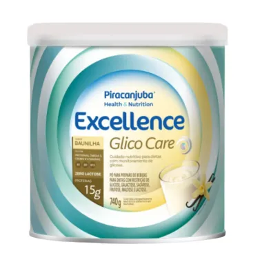 Excellence Glico Care Zero Lactose Sabor Baunilha 740g