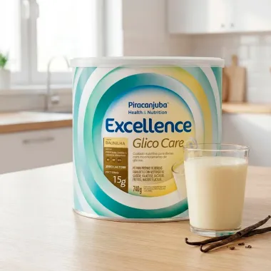 Excellence Glico Care Zero Lactose Sabor Baunilha 740g