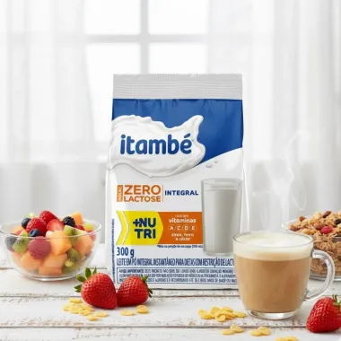 Leite em Pó Itambé Zero Lactose Integral +Nutri 300g