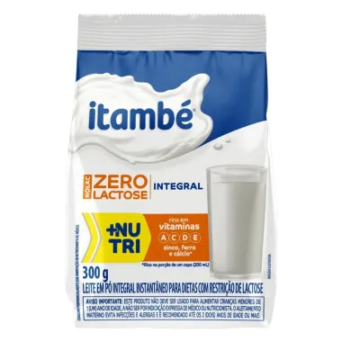 Leite em Pó Itambé Zero Lactose Integral +Nutri 300g
