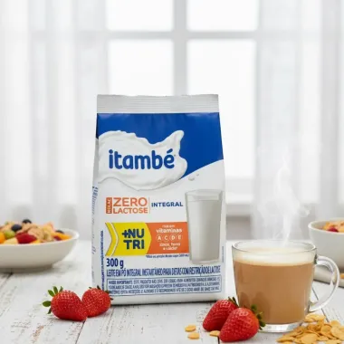 Leite em Pó Itambé Zero Lactose Integral +Nutri 300g