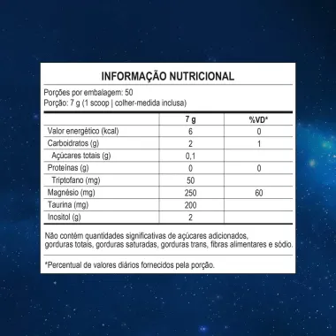 Blue Calm Puravida Magnesium Supplement Sabor Lim&atilde;o e Maracuj&aacute; Sach&ecirc; 350g