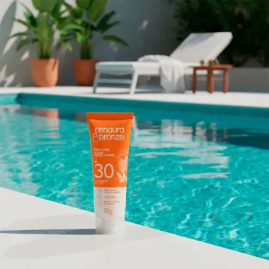 Protetor Solar Facial Diário Cenoura e Bronze FPS 30 Toque Seco 50g