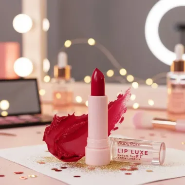 Batom Ruby Rose Satin Lip Luxe Ll60