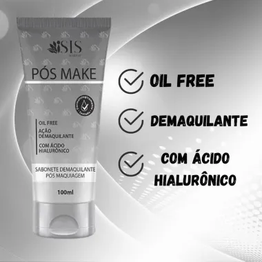 Sabonete Facial Demaquilante Isis Pós Make 100ml