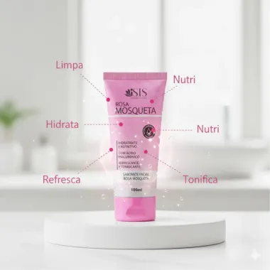 Sabonete Facial Rosa Mosqueta 100ml