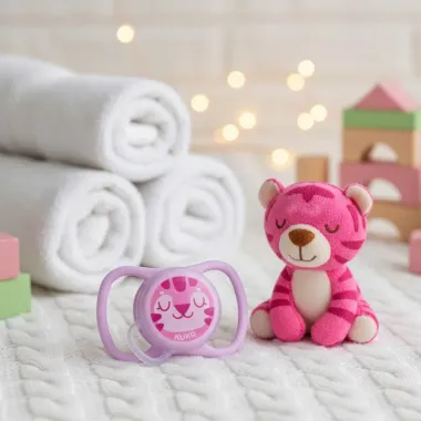 Chupeta Kuka Fresh Universal Tamanho 1 Rosa 0-6 Meses