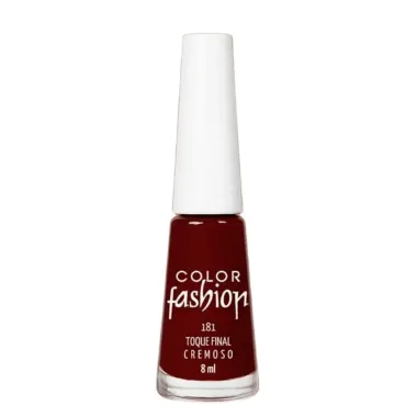 Esmalte Color Fashion Cremoso Cor 181 Toque Final 8ml