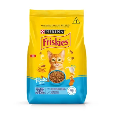 Ração para Gatos Friskies Filhotes Sabor Frango, Cenoura e Leite 500g