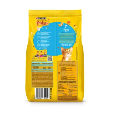 Ração para Gatos Friskies Filhotes Sabor Frango, Cenoura e Leite 500g