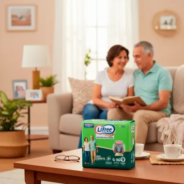 Roupa Íntima Lifree Pants Proteção Prolongada Super Conforto Tamanho G/XG Unissex 9 Unidades