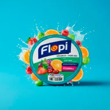 Balas Flopi Diet Vitamina C Sabor Sortido Sem Acucar 40g