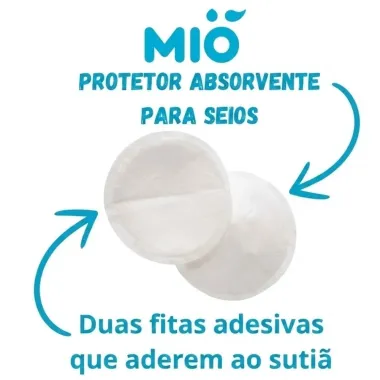Absorvente Protetor para Seios Mi&oacute; Embalados Individualmente 30 Unidades Leve Mais Por Menos