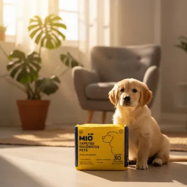 Tapete Higiênico Pet Mio Pequeno Com 30 Unidades