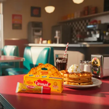 Hidratante Labial Carmed Netflix Stranger Things Waffle Incolor 10g