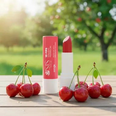 Protetor Labial Isis Make Up FPS15 Cor Cereja 3,5g