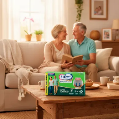 Roupa Íntima Lifree Pants Proteção Prolongada Super Conforto Tamanho P/M Unissex 24 Unidades