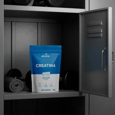 Creatina Emana 100% Pura Creavitalis Sem Sabor Sachê 200g