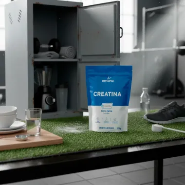 Creatina Emana 100% Pura Creavitalis Sem Sabor Sachê 200g
