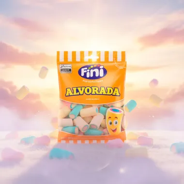 Marshmallows Fini Alvorada Sabor Baunilha 80g