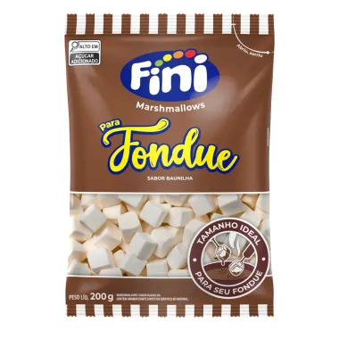 Marshmallows Fini para Fondue Sabor Baunilha 20g