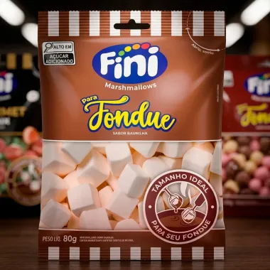 Marshmallows Fini para Fondue Sabor Baunilha 80g