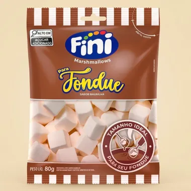 Marshmallows Fini para Fondue Sabor Baunilha 80g