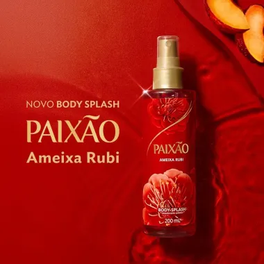 Body Splash Paix&atilde;o Tentadora Ameixa Rubi 200ml