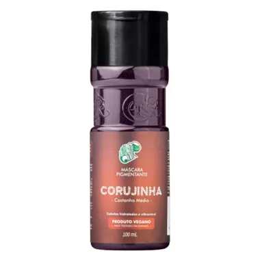 M&aacute;scara Pigmentante Kamale&atilde;o Corujinha Castanho M&eacute;dio Vegano 100ml