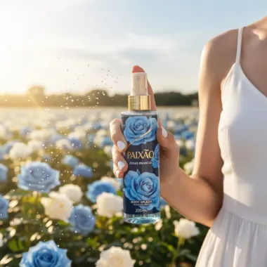Body Splash Paixão Rosas Brancas 200ml