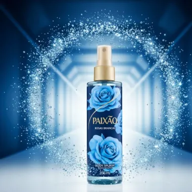 Body Splash Paixão Rosas Brancas 200ml