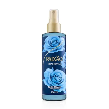 Body Splash Paix&atilde;o Inspiradora Rosas Brancas 200ml